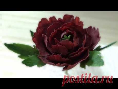 Пион из Мастики. Сахарные цветы / Peony of Mastic. Sugar flowers - Я - ТОРТодел!