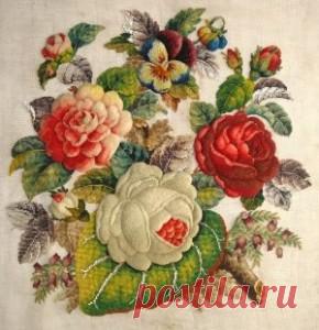 Секреты объемной вышивки - бахромчатые швы Бахромчатые швы очень хороши в сочетании с обычными или декоративными техниками вышивки (рококо или вышивка лентами, к примеру), поскольку позволяют выделить какой-то один элемент рисунка, акцентируя на нем внимание зрителя. Выполнять такую вышивку можно любыми нитями, которые можно распушить - мулине, шерсть, акрил и даже 