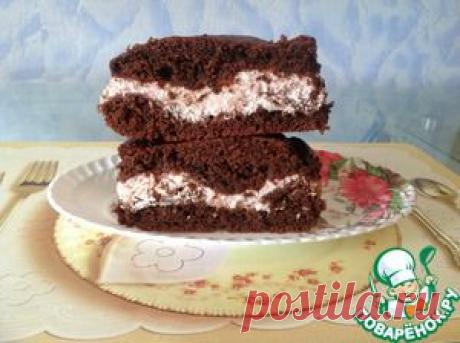 Шоколадно-малиновый пирог &quot;Мгновение&quot; - кулинарный рецепт