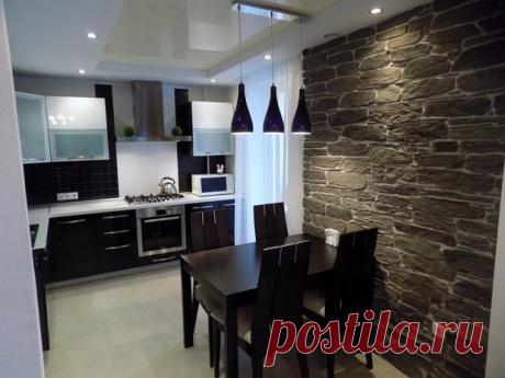 Кухня: черно-белая