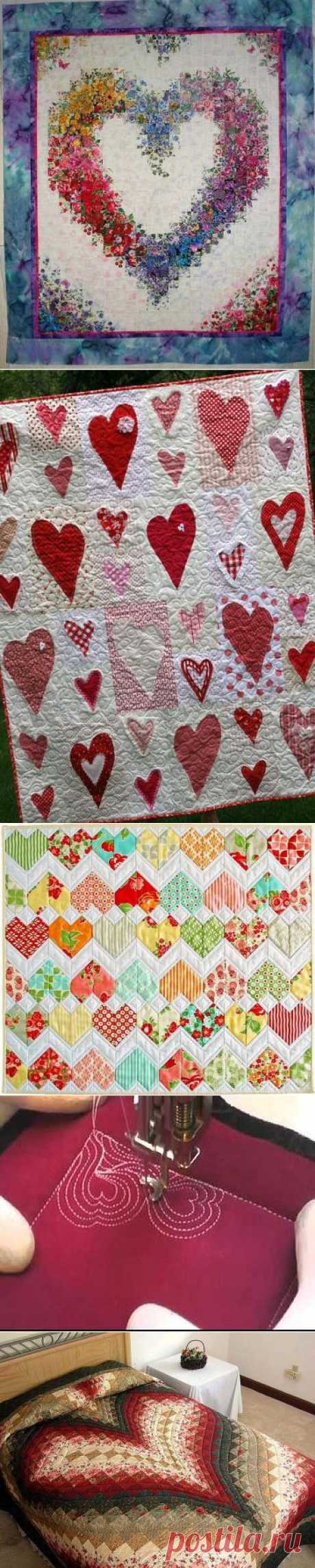 Я люблю пэчворк | I love patchwork | Идеи для вдохновения. Сердце