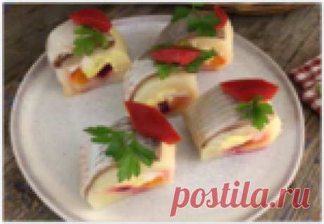 Три шикарные закуски из селёдки как на ужин, так и на новогодний стол.