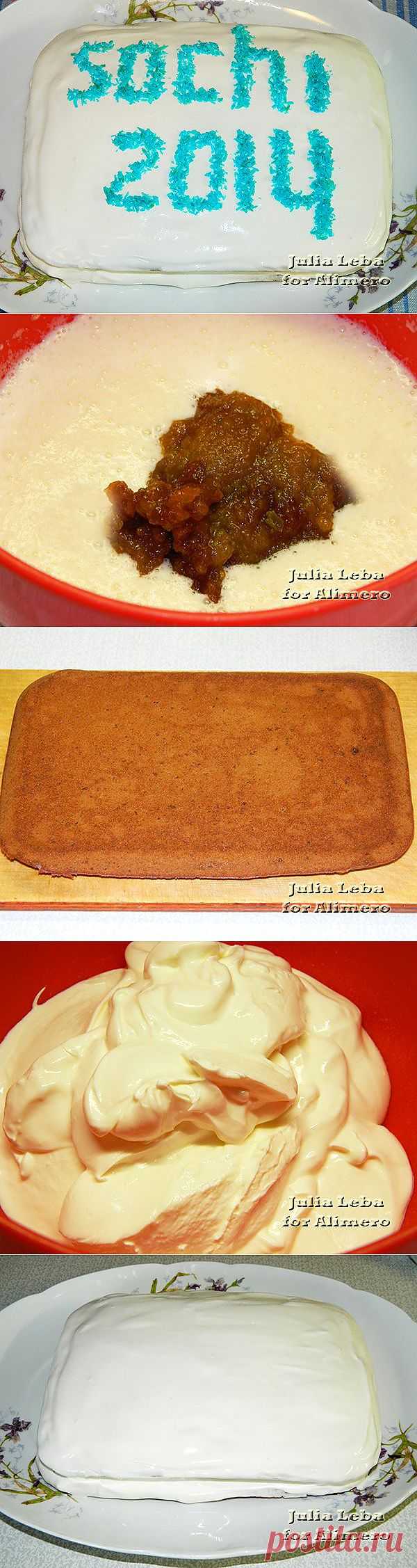 Быстрый торт к открытию Олимпиады "Сочи 2014".