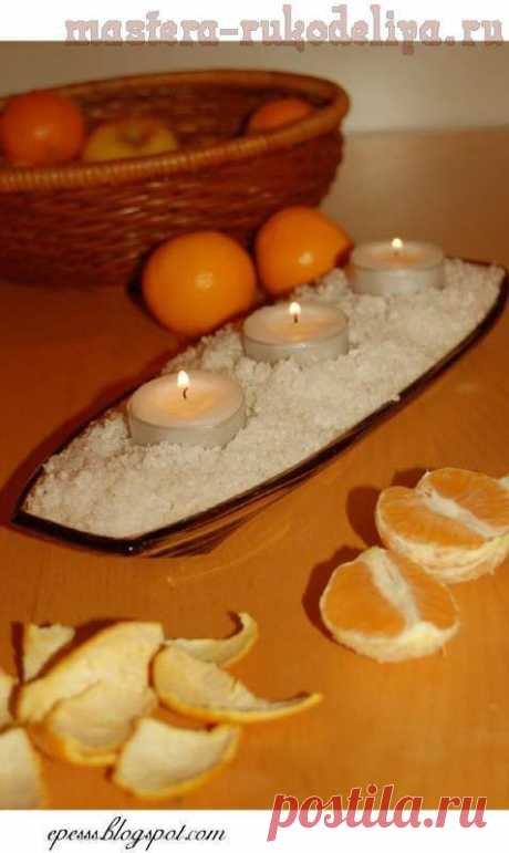 Мастера рукоделия - рукоделие для дома. Бесплатные мастер-классы, фото и видео уроки - Мастер-класс: Снежные подсвечники