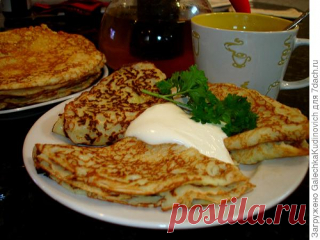 Блины из кабачков - вкусный рецепт от нашей участницы