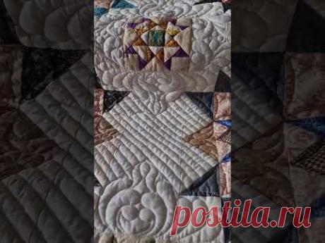 🌷лоскутное стеганое одеяло #handmade #patchwork #sewing #quilting #шитьё #лоскутноеодеяло