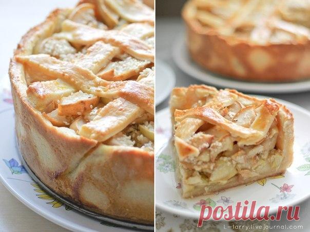 Утомленным шарлотками посвящается… Пирог, в котором очень много яблок! — Вкусные рецепты