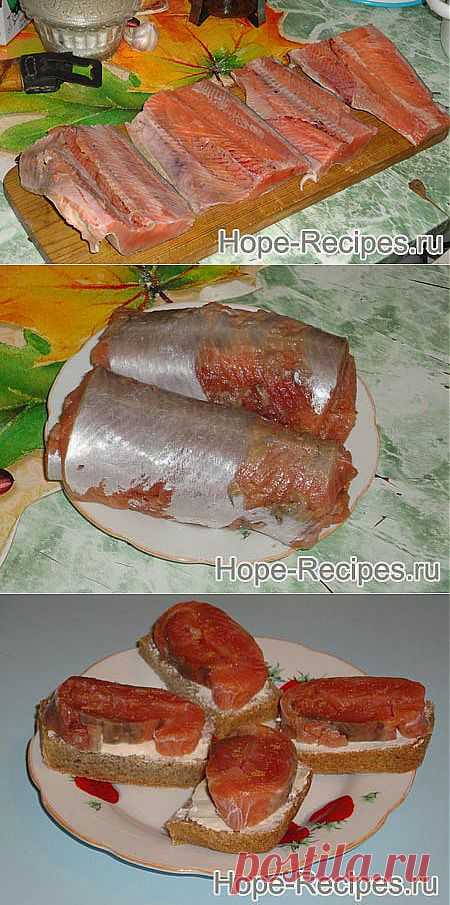 Рулет из красной рыбы © Кулинарный блог #Рецепты Надежды