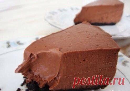Диетический шоколадный чизкейк