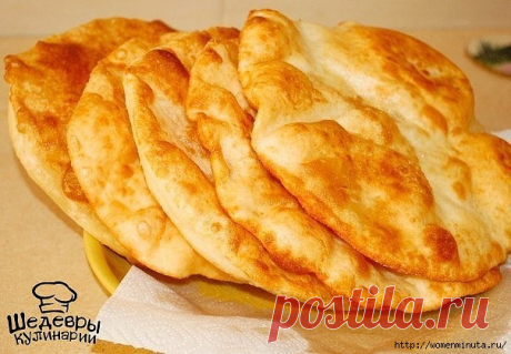 Лепёшки"лангошечки" на картошке.