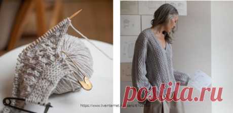 Comma V-Neck by Anne Ventzel
