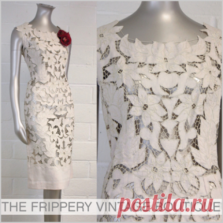 The Frippery Vintage Clothing Boutique: Lots of Cream/White Vintage with Lace for Spring!
