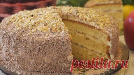 Торт "Сметанник" с Орехами. Вкусно, Готовится Быстро и Совсем Просто! 
Торт Сметанник с орехами. Готовится торт сметанник из небольшого количества продуктов и имеет очень нежный, приятный вкус и аромат.
ИНГРЕДИЕНТЫ
Тесто:
Мука -280гр.
Яйцо – 4шт.
Сметана – 200гр.
Сливоч…
