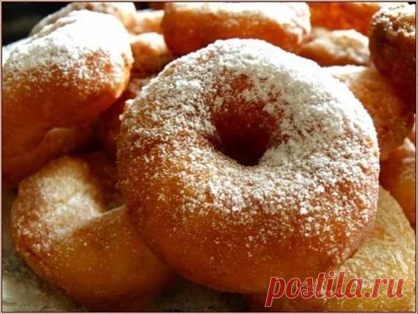 Домашние пончики | Самые вкусные кулинарные рецепты