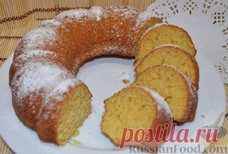 Рецепт: Манник на кефире с тыквой на RussianFood.com