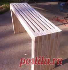 DIY Project: Make Your Own Slatted Console Table Ana White
