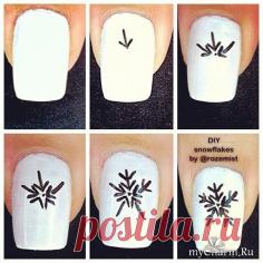 Как нарисовать снежинку.: Группа Маникюр, педикюр