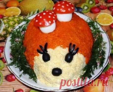 Салат " Ежик "