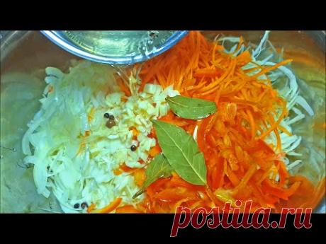 Маринованная капуста быстрого приготовления. Простой рецепт маринованной капусты на зиму!