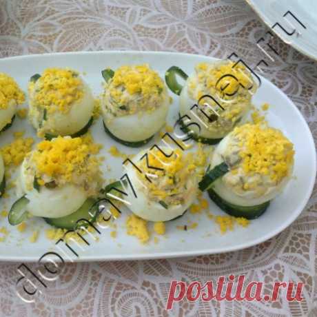 Фаршированные яйца - а Дома Вкусней...Рецепты домашней кухни с фоторгафиями на каждый день