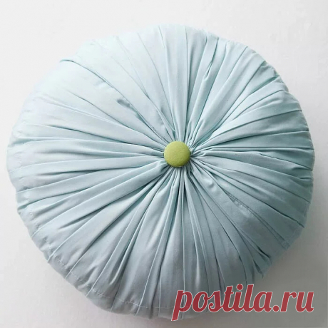 Круглая подушка в складку: мастер-класс — Мастер-классы на BurdaStyle.ru