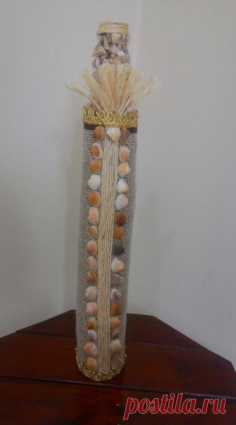 Garrafas Decoradas Para Canto de Sala!!!!Derly Emidio!!