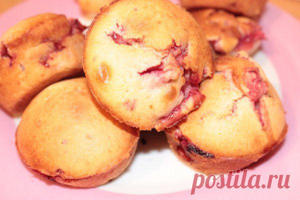 Кексы с клубникой - Рецепты. Кулинарные рецепты блюд с фото - рецепты салатов, первые и вторые блюда, рецепты выпечки, десерты и закуски - IVONA - bigmir)net - IVONA