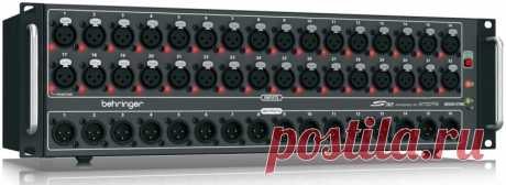Behringer S32 – коммутационный блок c 32 предусилителями Midas и 16 выходами | ProSound