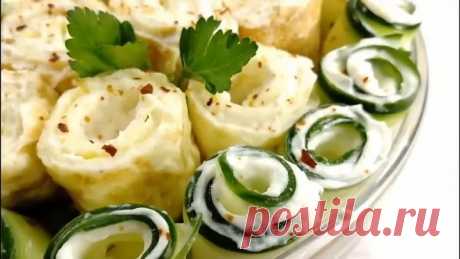 Потрясающий салат на праздничный стол! Яркий, красивый и  очень вкусный!