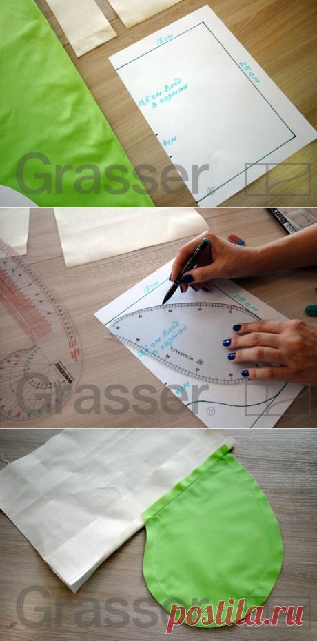 Технология пошива: обработка кармана в шве с припусками вразутюжку. | Бюро GRASSER