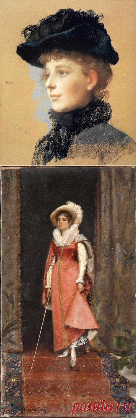 ВСЁ ДЕЛО В ШЛЯПЕ: Женщины в картинах известных художников | Калейдоскоп новостей | Яндекс Дзен