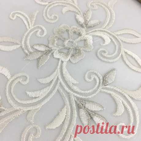 Let the beading begin.... #embroidery #silk #threadwork on #tulle #tambour #beading #wip #embellishments #artisanal #fashion and #bridal #craftsmanship #dressmaking #couture #madetoorder