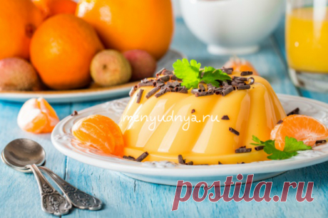 Рецепты пудинга - вкусного и сладкого десерта - Меню Дня - menyudnya.ru