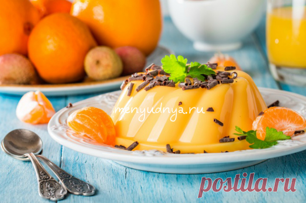 Рецепты пудинга - вкусного и сладкого десерта - Меню Дня - menyudnya.ru