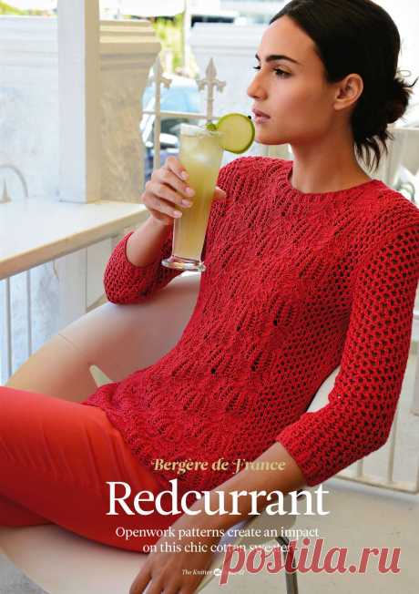 Вязание джемпера Redcurrant, The Knitter 62