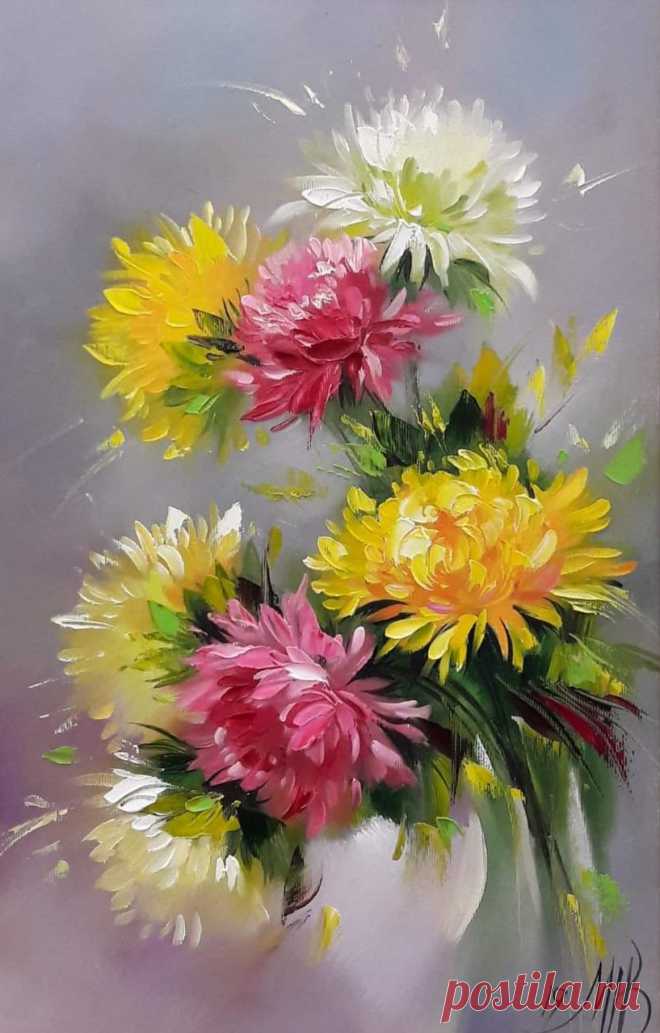 ЦВЕТЫ В ЖИВОПИСИ СОВРЕМЕННЫХ ХУДОЖНИКОВ.