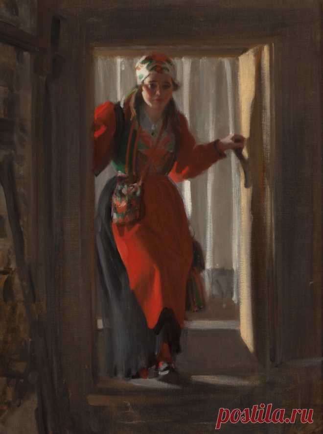 Anders Zorn - Entering the Cellar - t2312 | TiPiTi.info