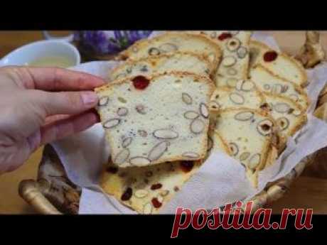 СУХАРИКИ НА БЕЛКАХ или Белковый Кекс ! Crackers on  Egg whites
