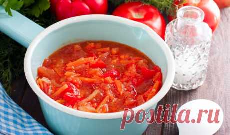 Лечо с морковью и луком