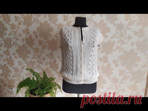 Объемный кардиган квадраты. МК 2 часть.