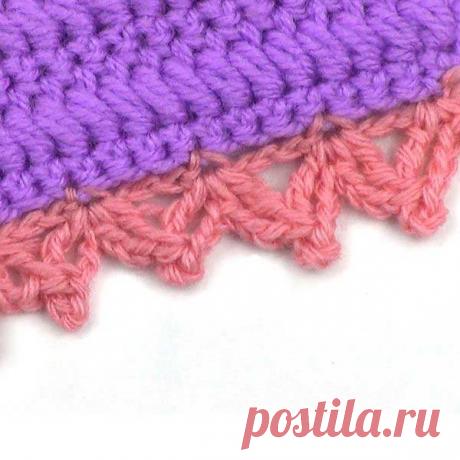 2 варианта несложной каймы