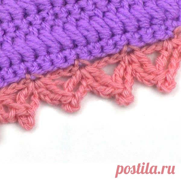 2 варианта несложной каймы