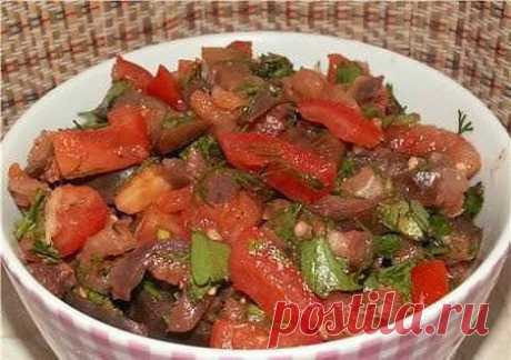 Быстрые маринованные баклажаны.