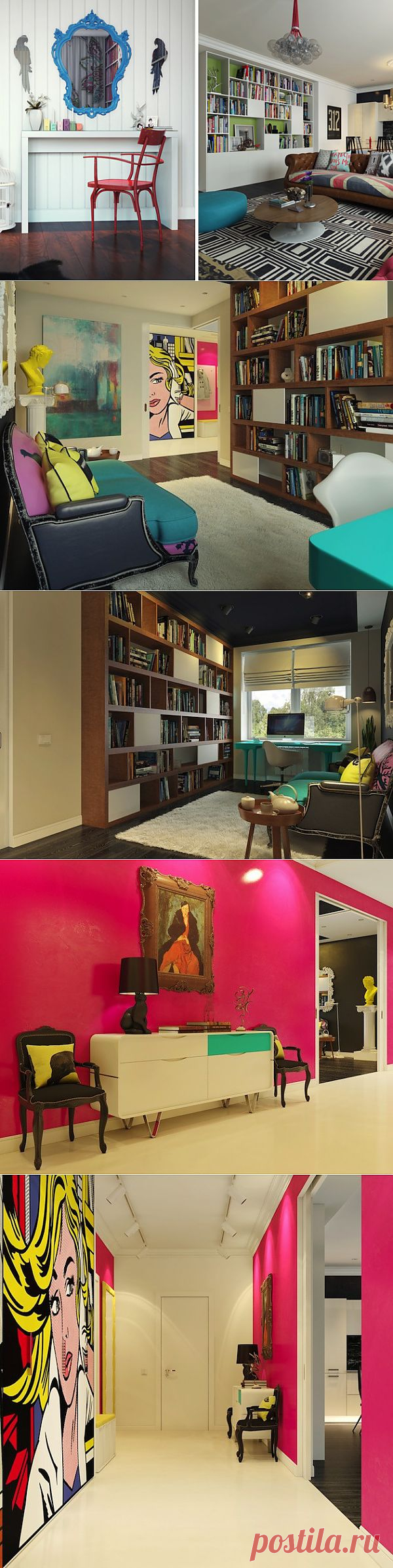 Eclectic Pop Art Residence: креативная квартира в стиле поп-арт | Идеи вашего дома | Архитектура и интерьер