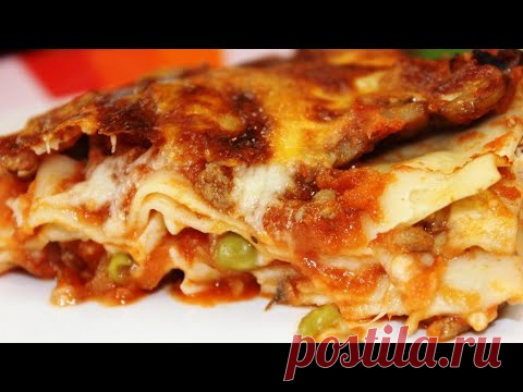 Классическая ЛАЗАНЬЯ с мясом. Подробный рецепт от итальянца!