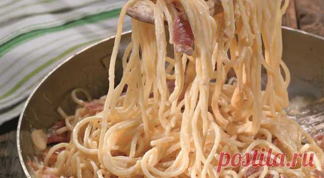 Спагетти карбонара. Пошаговый рецепт с фото на Gastronom.ru