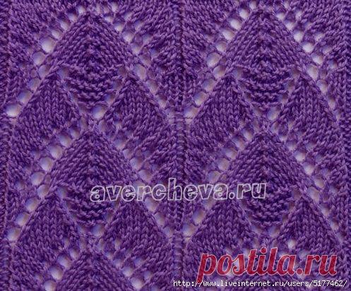 Узор спицами