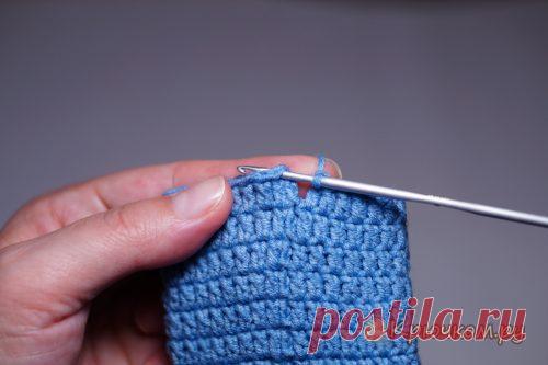 Ровный шов при круговом вязании крючком (фото и видео МК)