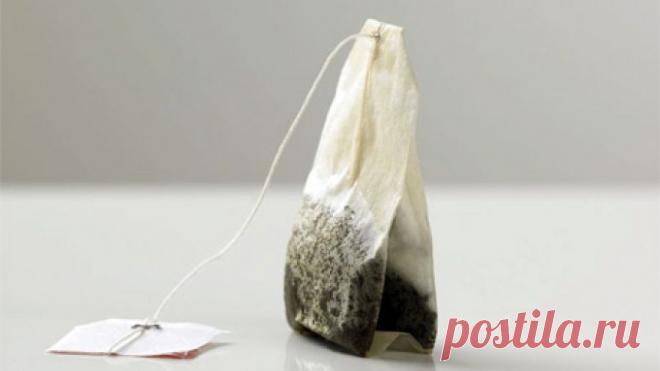 18 прекрасных способов заново использовать чайные пакетики