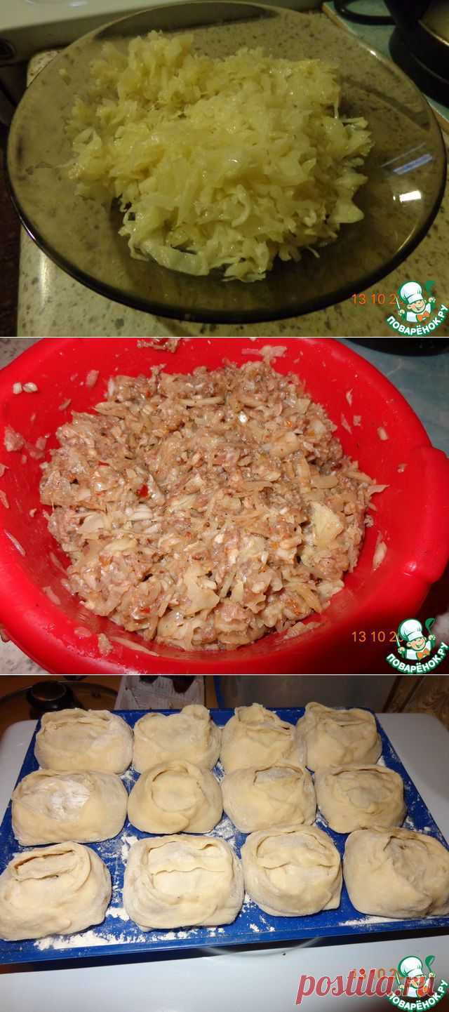 Мясо-капустные манты